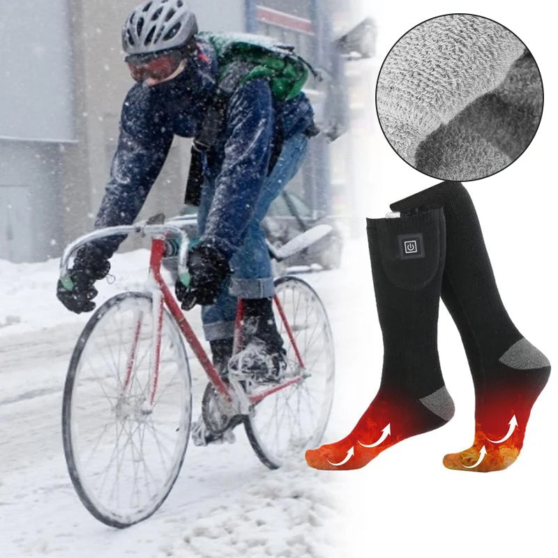 (🔥CHRISTMAS SALE - 50% OFF) Heated Socks with Adjustable Temperature, BUY 2 FREE SHIPPING