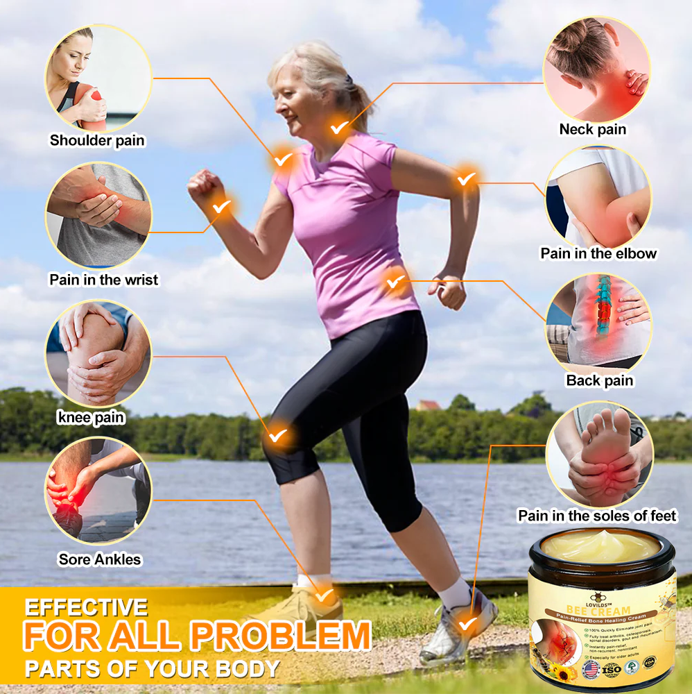 Bee poison Pain ArthritisTherapy Cream (specially forolder adults & AAOSrecommends)