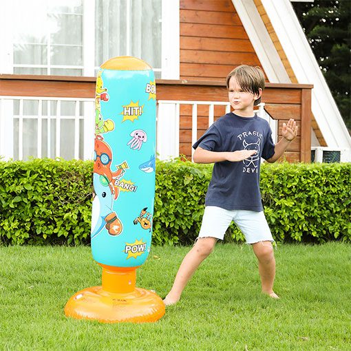 PunchPalTM Sac de box gonflabil pentru copii