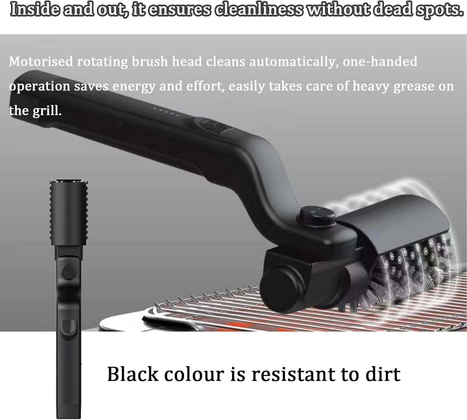 Brand new electric grill brush, rechargeable grill cleaning brush