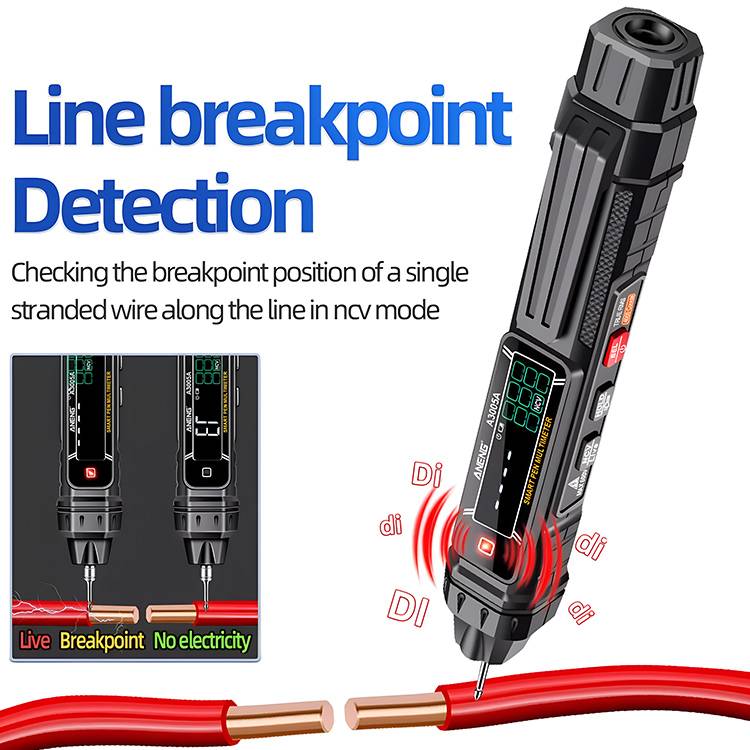 🧰New style electric pen multimeter Electrician inductive tester fully intelligent digital high precision anti-burn