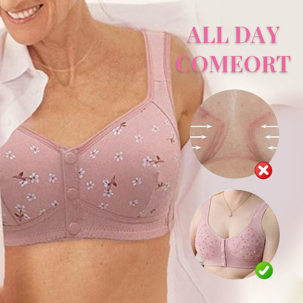 Convenient and comfortable front-fastening bra（buy 1 get 1）