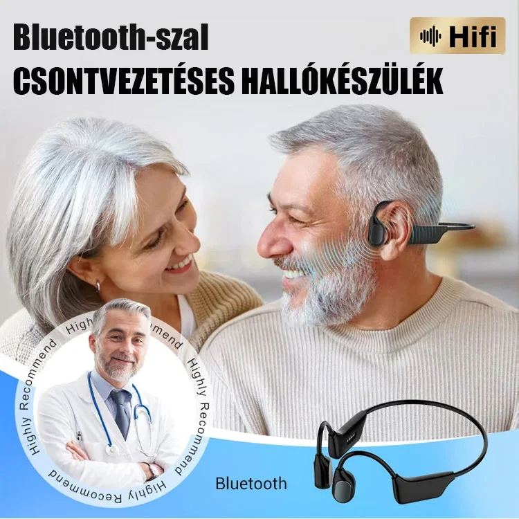 Bone Conduction Bluetooth Headphone Hearing Aid