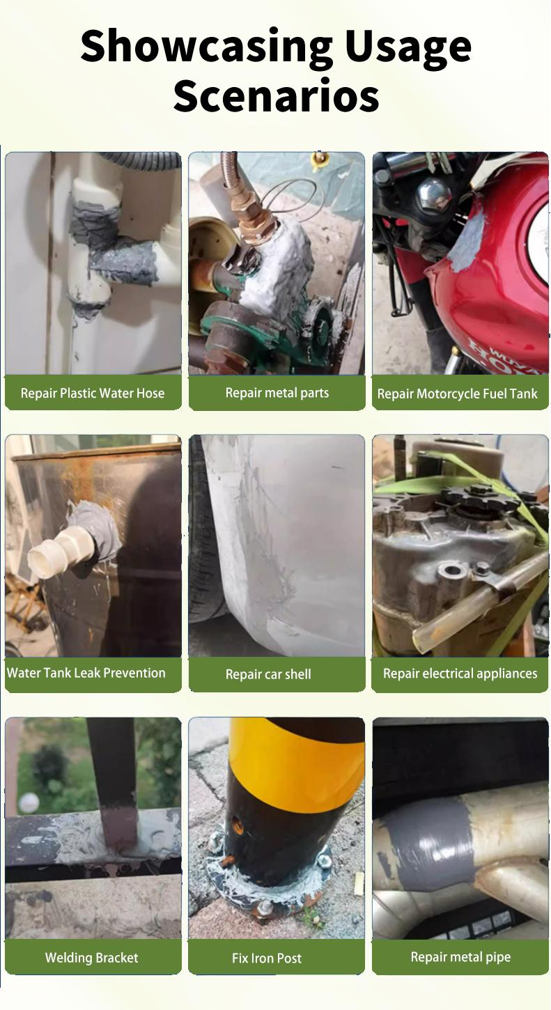 Product Introduction of Enhanced casting glue, Metal Repair Glue, Casting Repair Glue, High Temperature Resistant Liquid Metal Welding Filler for Metal Casting Defect, AB Glue new semi 3