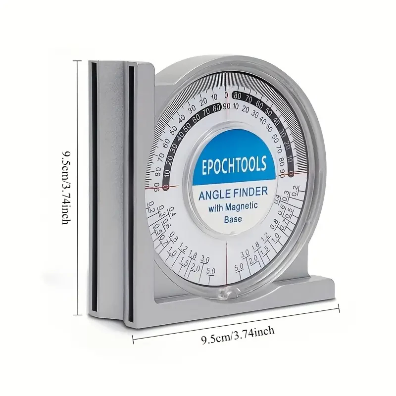 Multifunctional inclinometer with magnetic base
