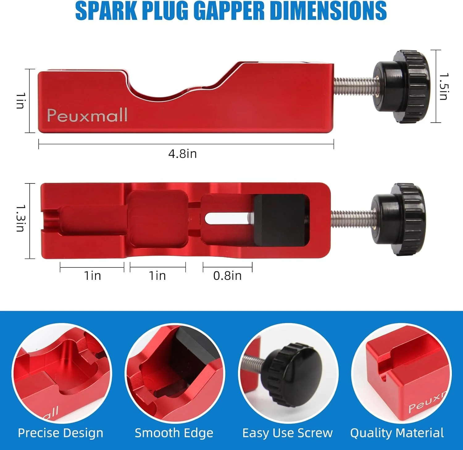 🛠️Spark Plug Gap Tool with Feeler Gauge