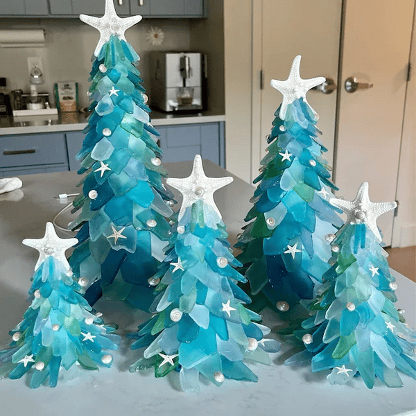 🔥Last Day 70% OFF - 🎄2024 Pinkgentle® Sea Glass Christmas Tree