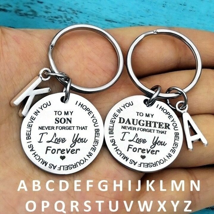 49% OFF⇝💓 ( Best Father Mother Gift)My Son / Daughter I Love You Forever Keychain
