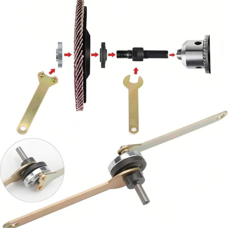 Conversion Angle Grinding Adapter Connecting Rod Kit for Electric Drill