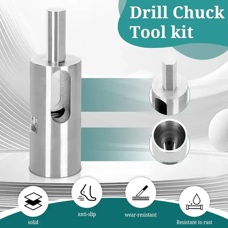 Twist Ties Tool for 9 Gauge Drill Chuck,High-tensile Wire Easy Twist Tool,Twisted Fence Tool for Fixing Chain Link Fence and Loop Fences
