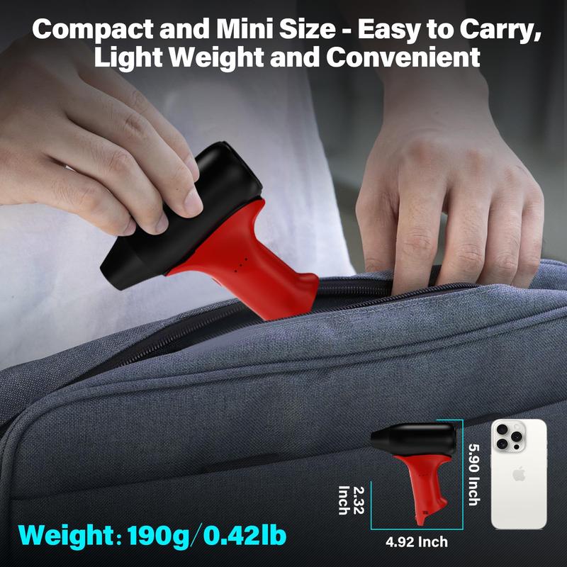 Leaf Blower for Milwaukee12V M12 Battery Cordless Electric Air Duster Mini Jet Blower Portable Violent Fan for Garage,Sawmill Room,Camping BBQ,Wood Workshop Cleaning,Clear Snow