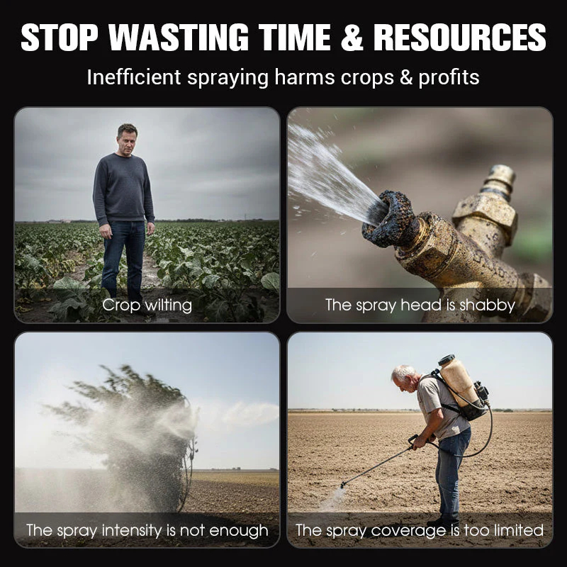 🎯✨ Brass agricultural sprinkler! Wide-angle spraying / direct water jet dual mode, agricultural and gardening universal