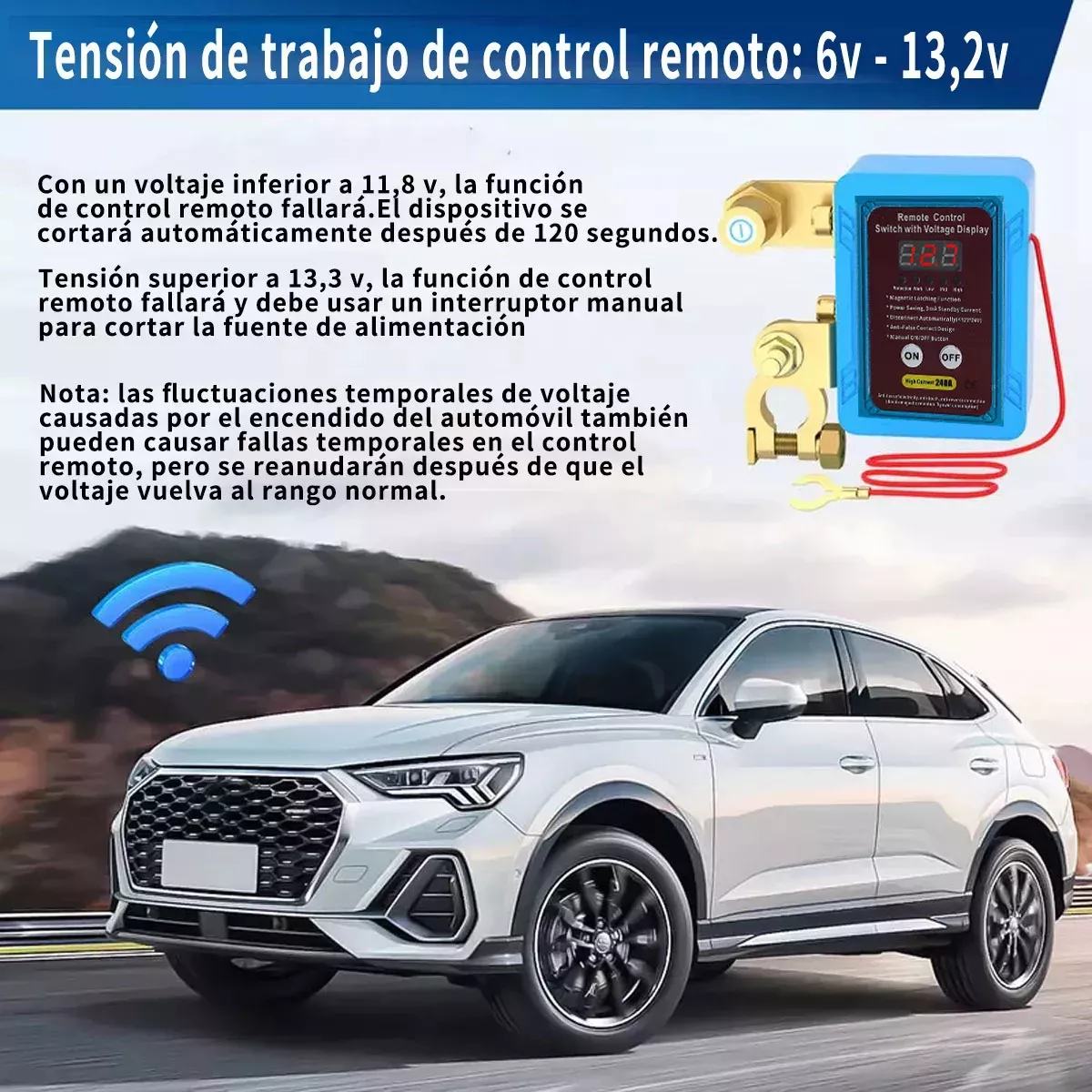 12V 240A Remote Battery Disconnect Switch