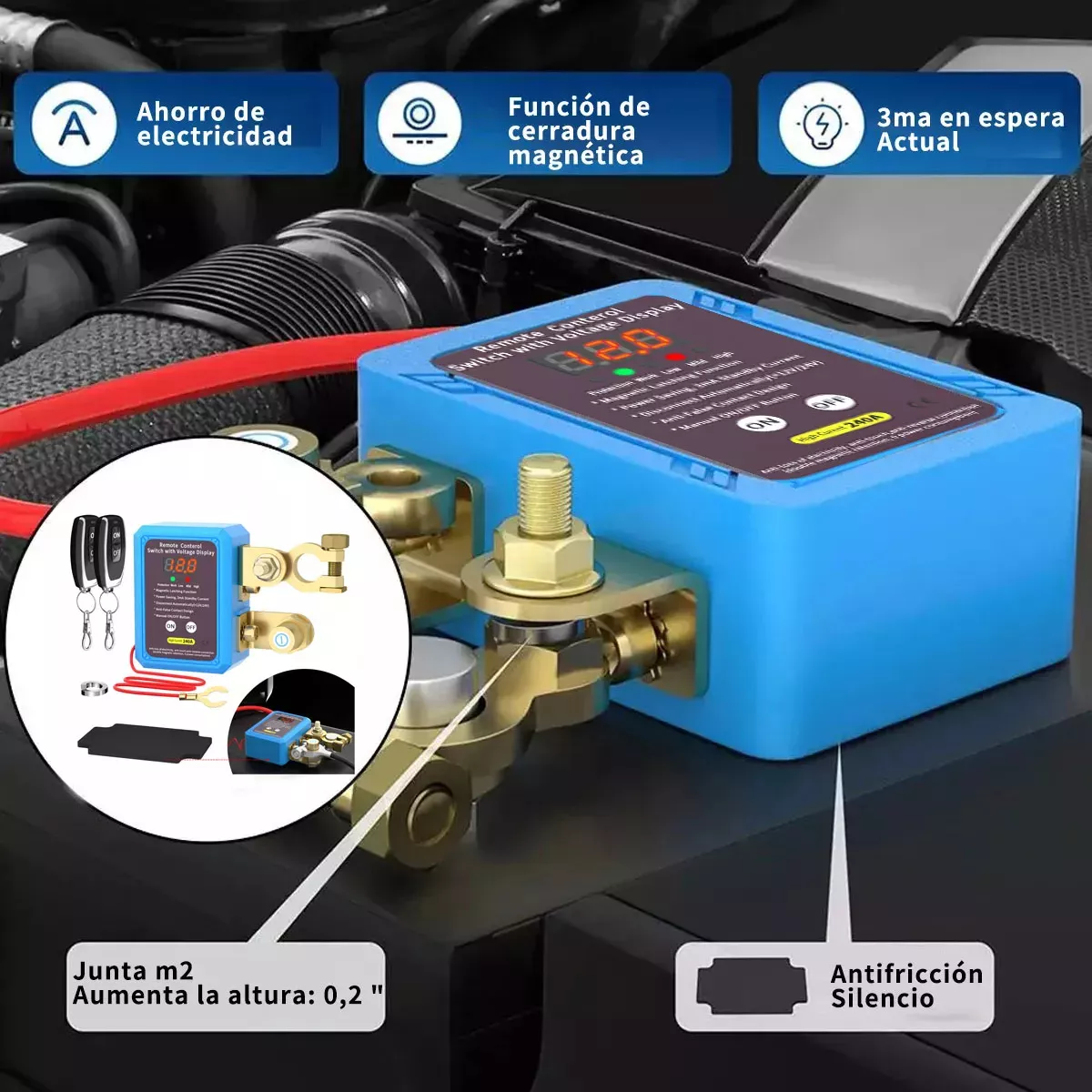 12V 240A Remote Battery Disconnect Switch