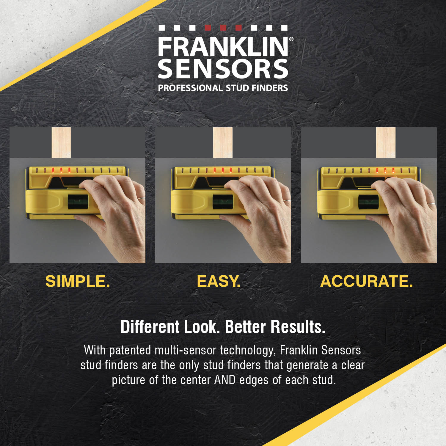 Franklin Sensors ProSensor MAX Stud Finder with 13-Sensors