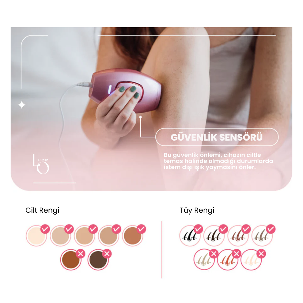 L'Oasis IPL Epilasyon - Evde Profesyonel Lazer Alternatifi