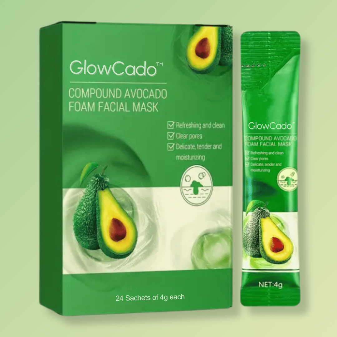  Deep Cleansing Avocado Foam Facial Mask (Box of 24 Masks)