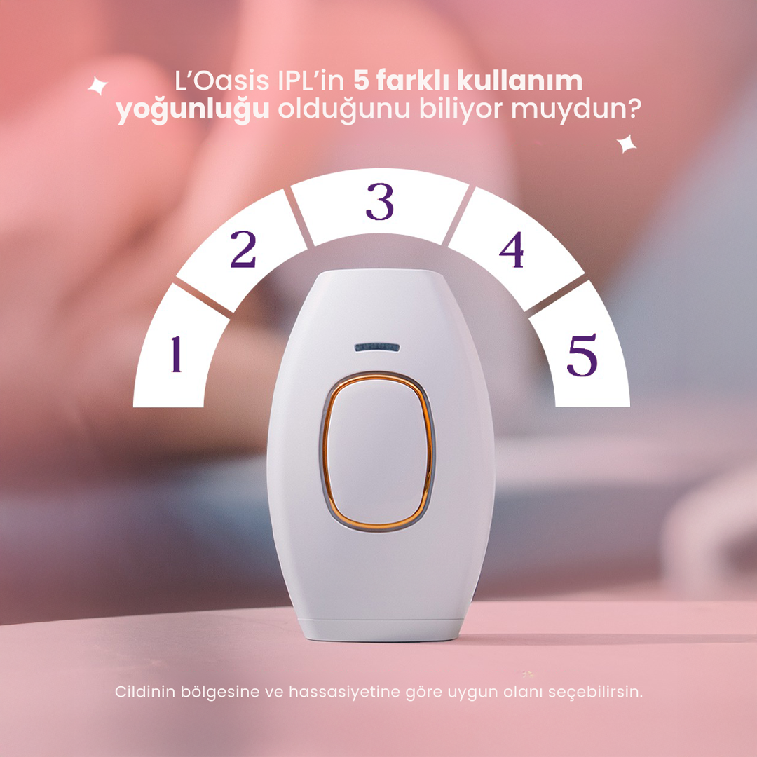 L'Oasis IPL Epilasyon - Evde Profesyonel Lazer Alternatifi