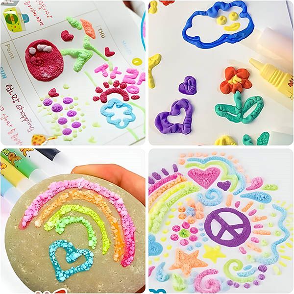 Magic Heat-Puffing Felt Pens (6 pcs) | PUFFPENS