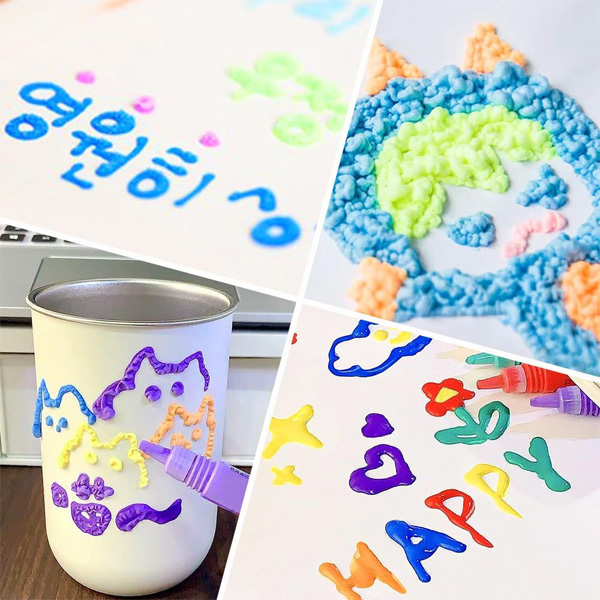 Magic Heat-Puffing Felt Pens (6 pcs) | PUFFPENS