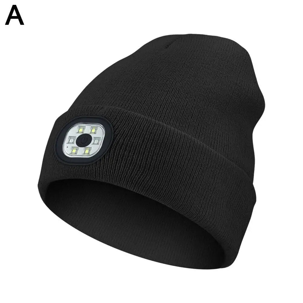 LED Unisex Knitted Beanie Cap
