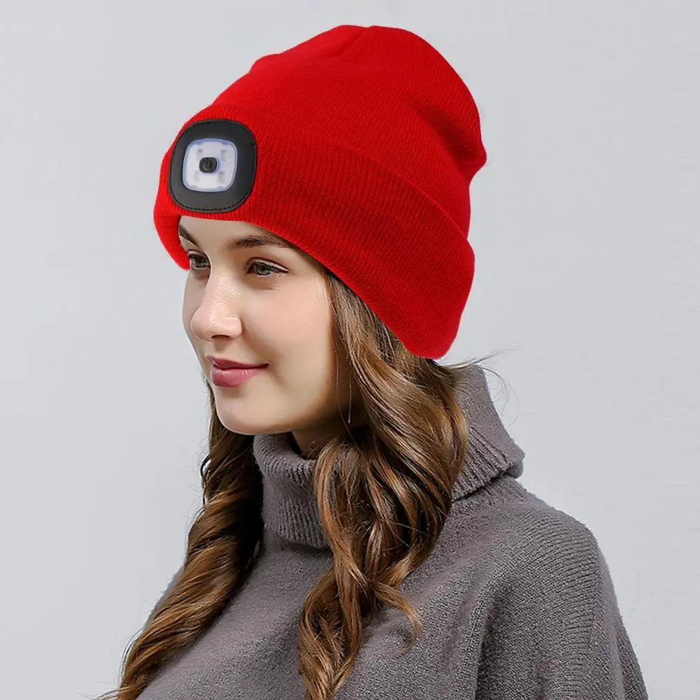 LED Unisex Knitted Beanie Cap