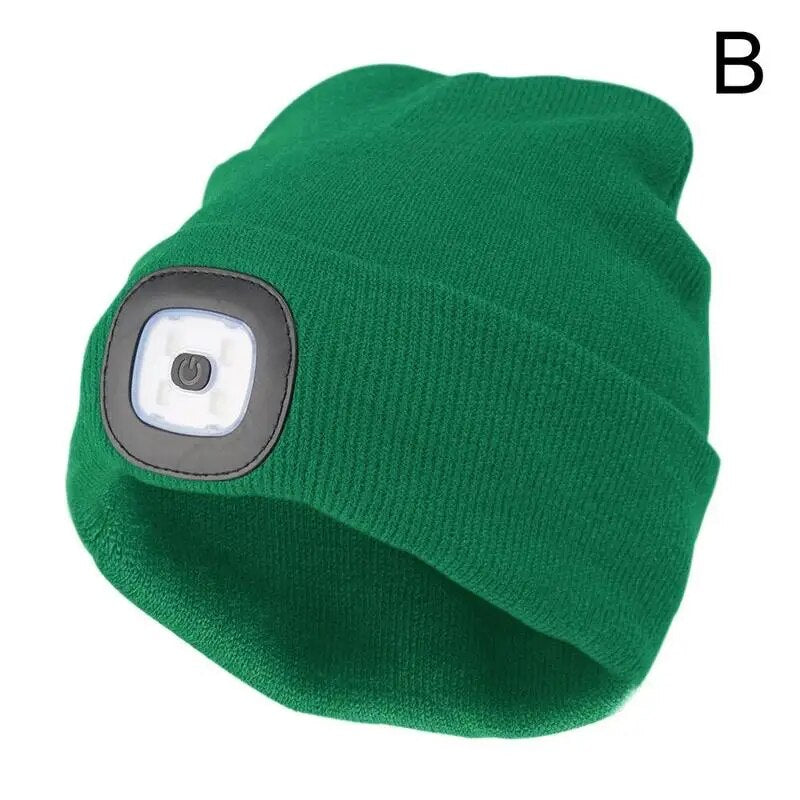 LED Unisex Knitted Beanie Cap