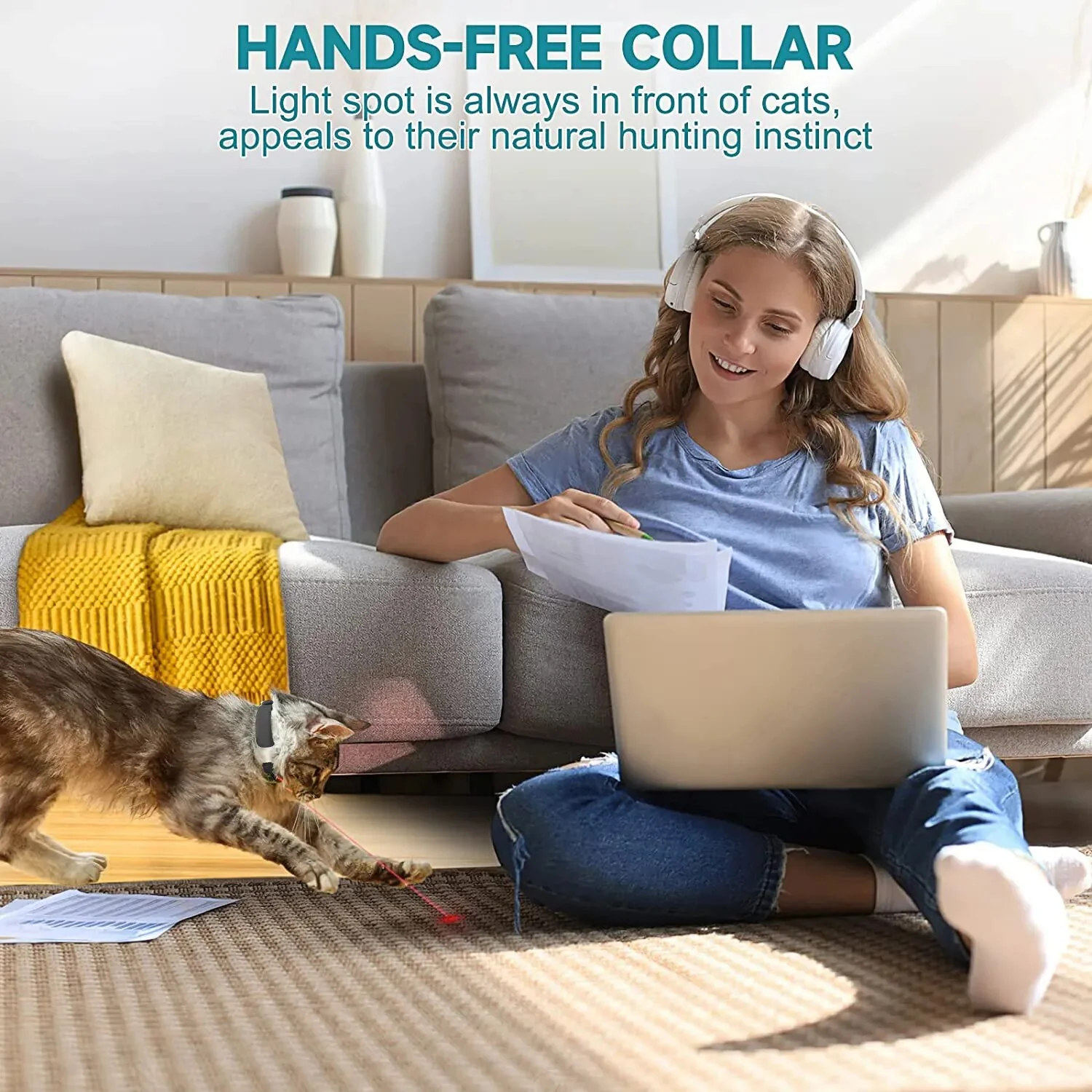 Electric Smart Amusing Collar for Kitten