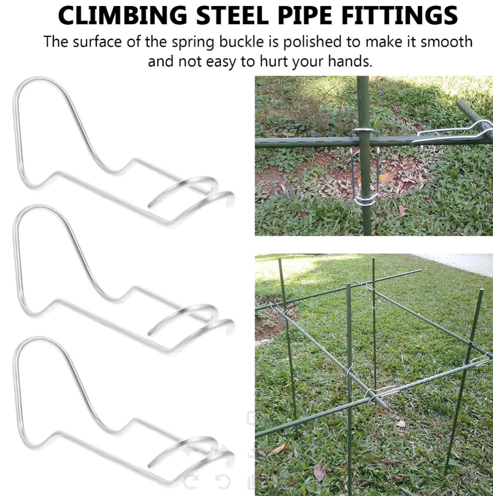 💥 Fixed rattan climbing clamp, support pole connecting clamp, planting wire planting clamp