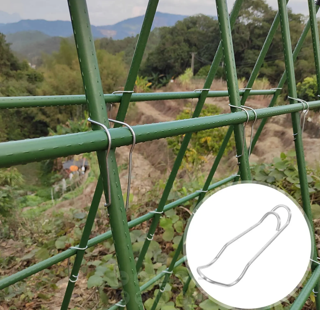 💥 Fixed rattan climbing clamp, support pole connecting clamp, planting wire planting clamp