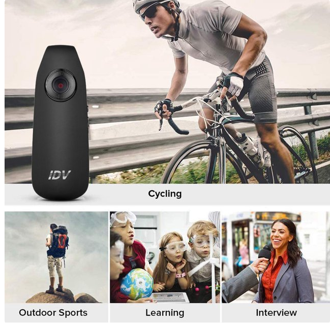 Mini Hidden Spy Camera, Small Security Camera,Voice Recorder, Portable Clip Camera with Full HD 1080P for Home and Office, Motion Detection