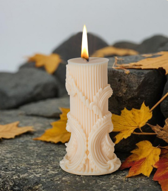[Copy]Aromatherapy Candle Silicone Mold DIY Handmade Gift-European cylinder