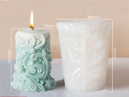 [Copy][Copy]Aromatherapy Candle Silicone Mold DIY Handmade Gift-Spiral pattern
