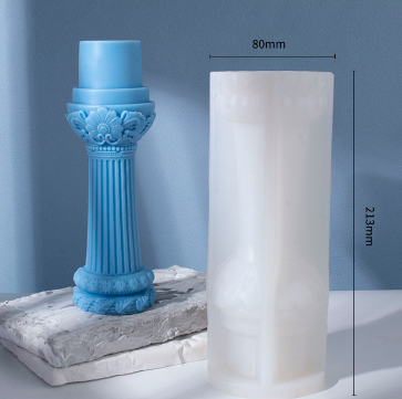 Aromatherapy Candle Silicone Mold DIY Handmade Gift-Roman Column