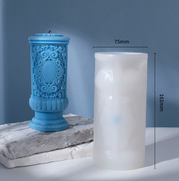 Aromatherapy Candle Silicone Mold DIY Handmade Gift-Roman Column
