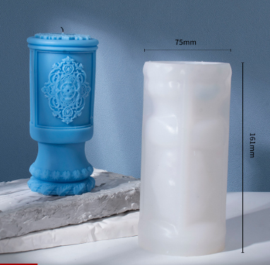 Aromatherapy Candle Silicone Mold DIY Handmade Gift-Roman Column