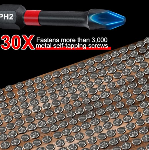 Magnetic impact cross drill bit set (39pcs)