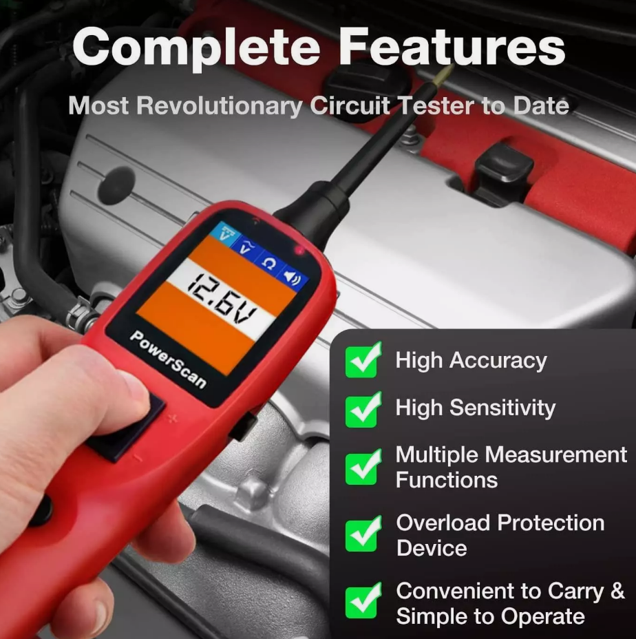 🔧 Discover the revolution 🛠️in automotive diagnostics with the Autel 🚗PS100 Circuit Tester! 💥