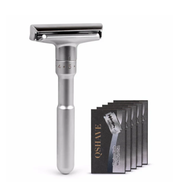 FYD Stainless Steel Metal Adjustable Double Edge Razor