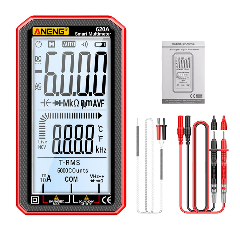 🔥Large Screen Digital Multimeter Electrical Tester
