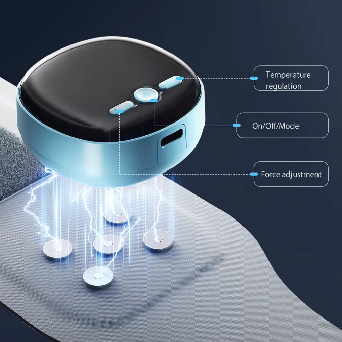 Adjustable Wrist Support for Tendonitis Wrist Support Smart Heating Compression Massage Round EMS