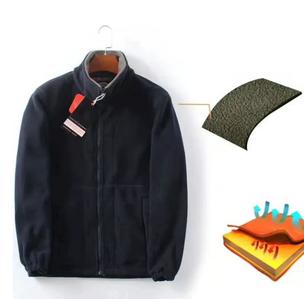 🎄🎅Suitable for both men and women🎁 Unisex Double-Layer Padded Warm Jacket