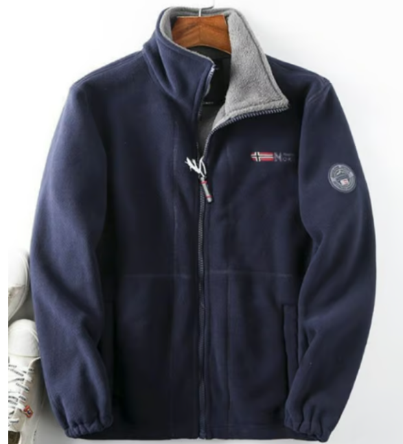 🎄🎅Suitable for both men and women🎁 Unisex Double-Layer Padded Warm Jacket