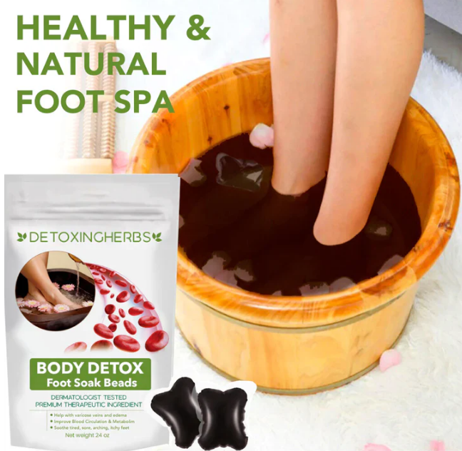 Detoxing Herbs Cleansing Foot Soak Beads