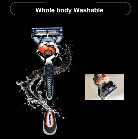 Flexible ball handle men's manual shaver