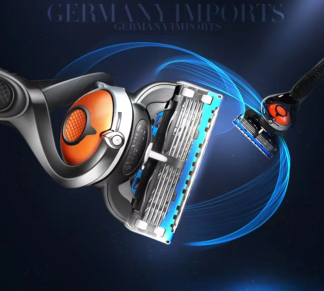 Flexible ball handle men's manual shaver