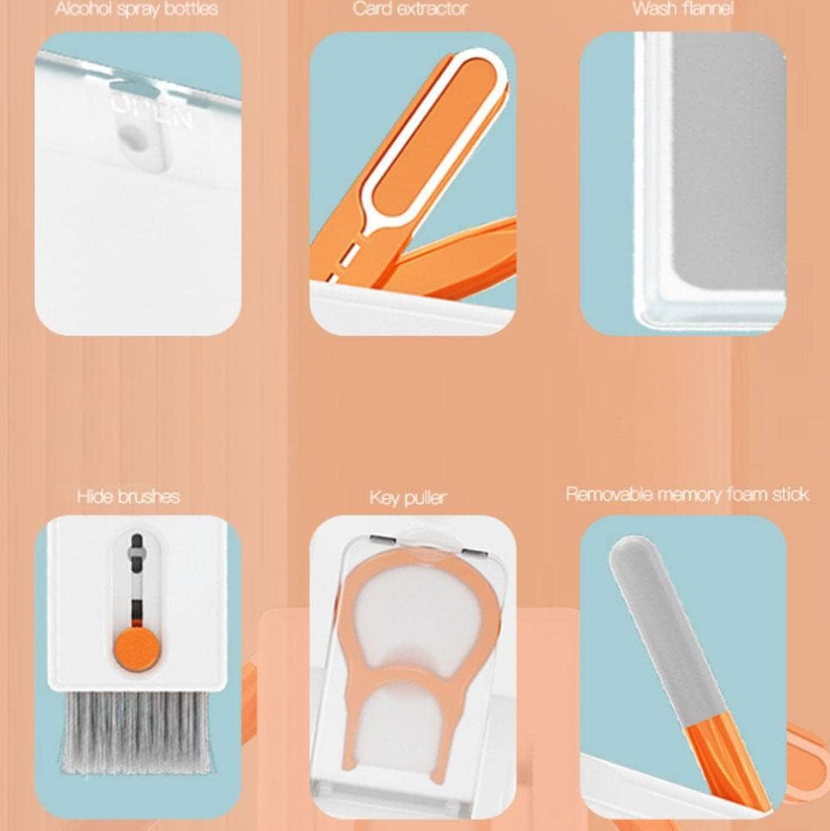 Multifunctional Cleaning Kit Bluetooth Earphones Cleaning Pen Brush for Keyboard