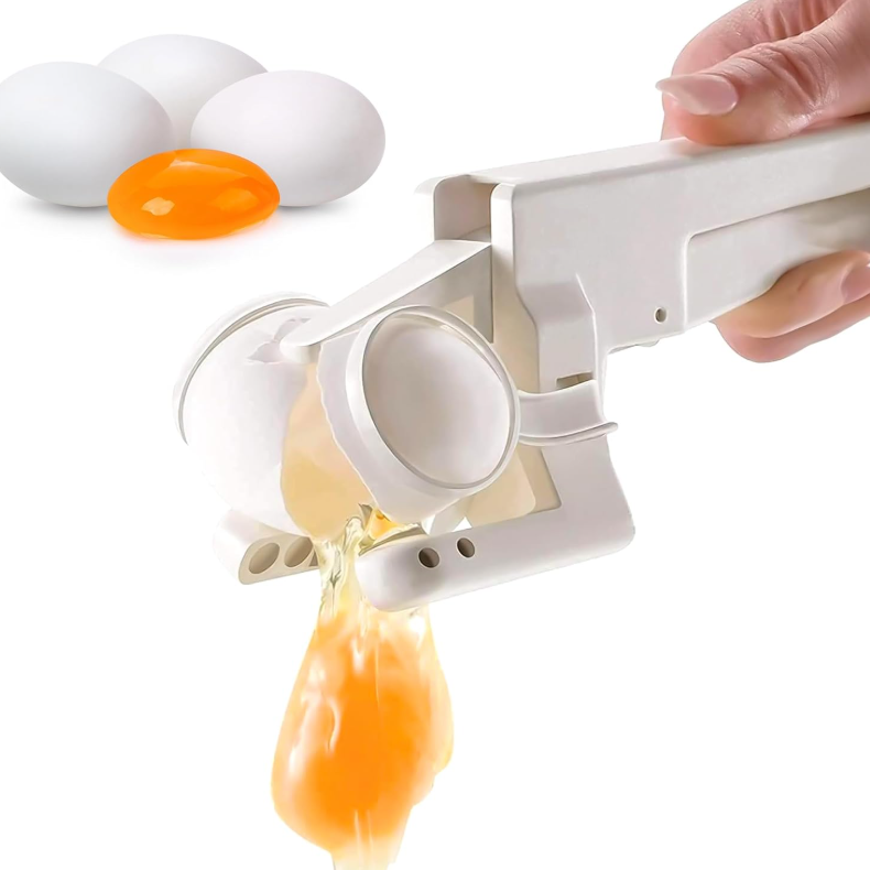 Egg Cracker Egg Separator Egg Cutter-Automatic Egg Cracking Tool