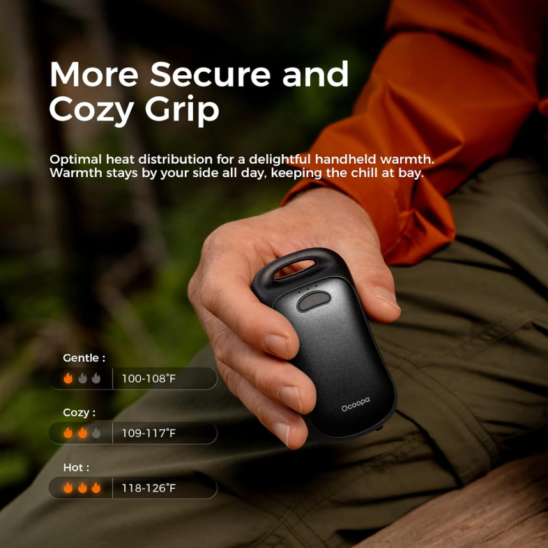 OCOOPA UT4 Urban 2-in-1 Magnetic Rechargeable Hand Warmers 2 Pack- IP45 Water Resistant