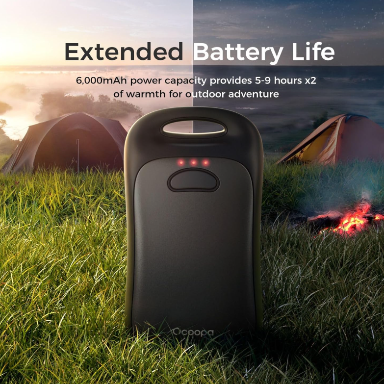 OCOOPA UT4 Urban 2-in-1 Magnetic Rechargeable Hand Warmers 2 Pack- IP45 Water Resistant